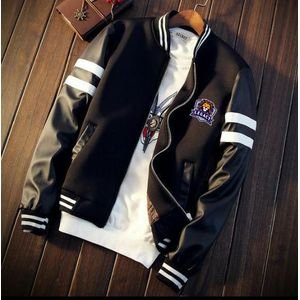 Urban Classics Leather Sleeve Versity Jacket