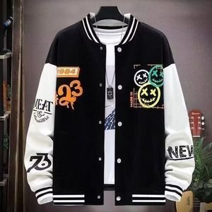 Summer Thin Men's Fashionable Baseball Jacket Windproof Thin Jacket - Black